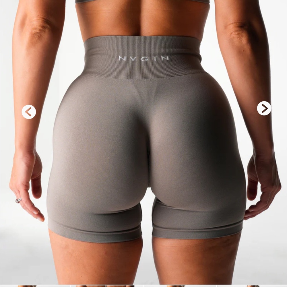 NVGTN Women's Taupe Tan Seamless Shorts